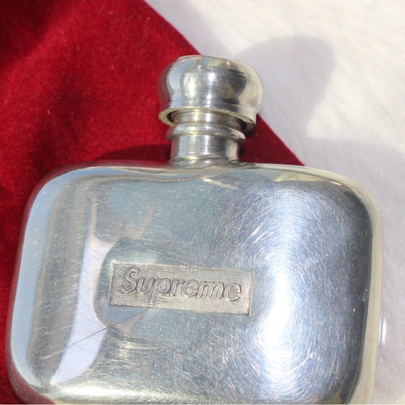 Supreme Mini Pewter Flask